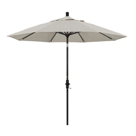 California Umbrella California Umbrella GSCU908117-F77 9 ft. Aluminum Market Umbrella Collar Tilt - Bronze-Olefin-Woven Granite GSCU908117-F77